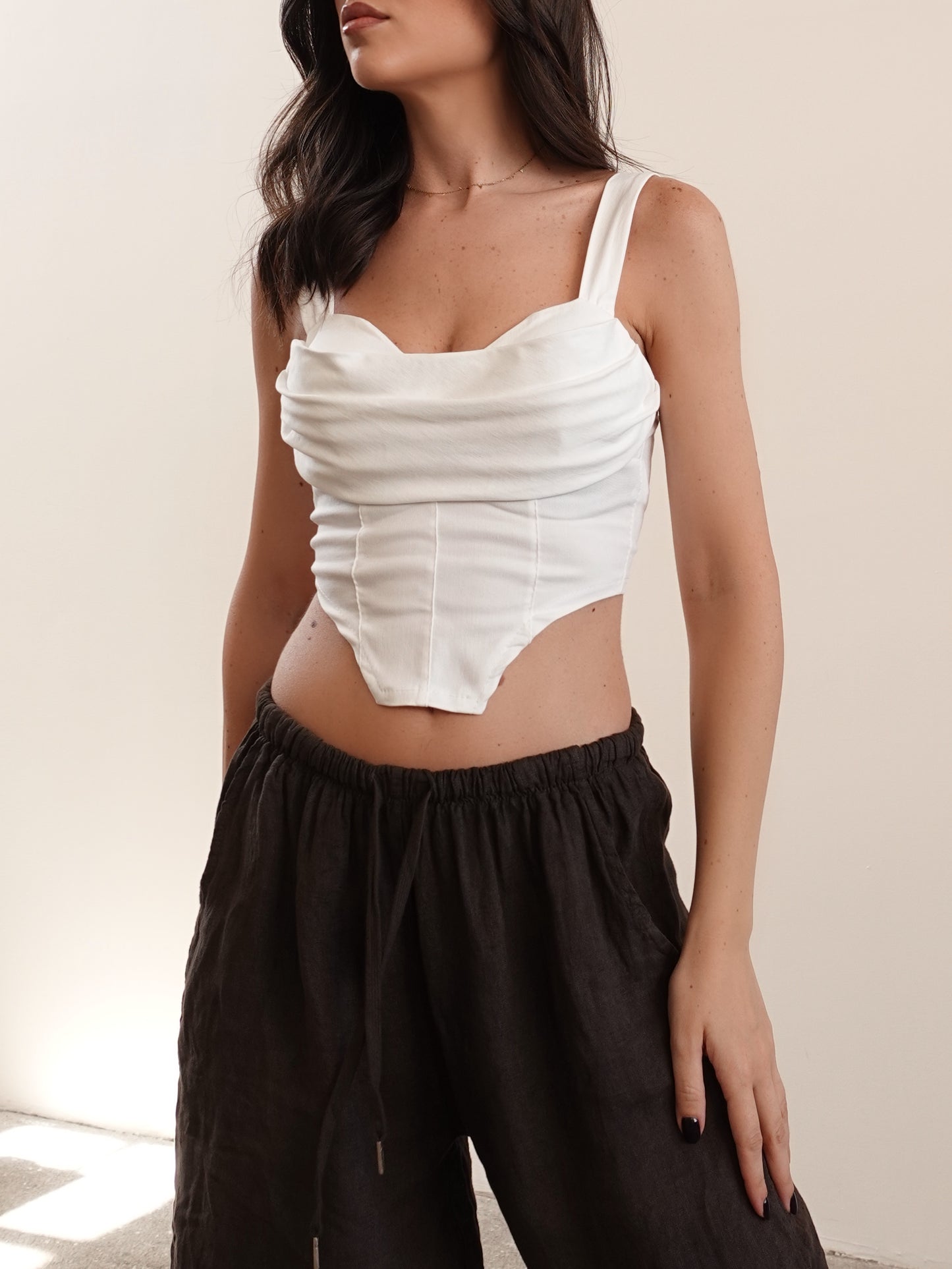 TOP CROP HEART - BIANCO 34754
