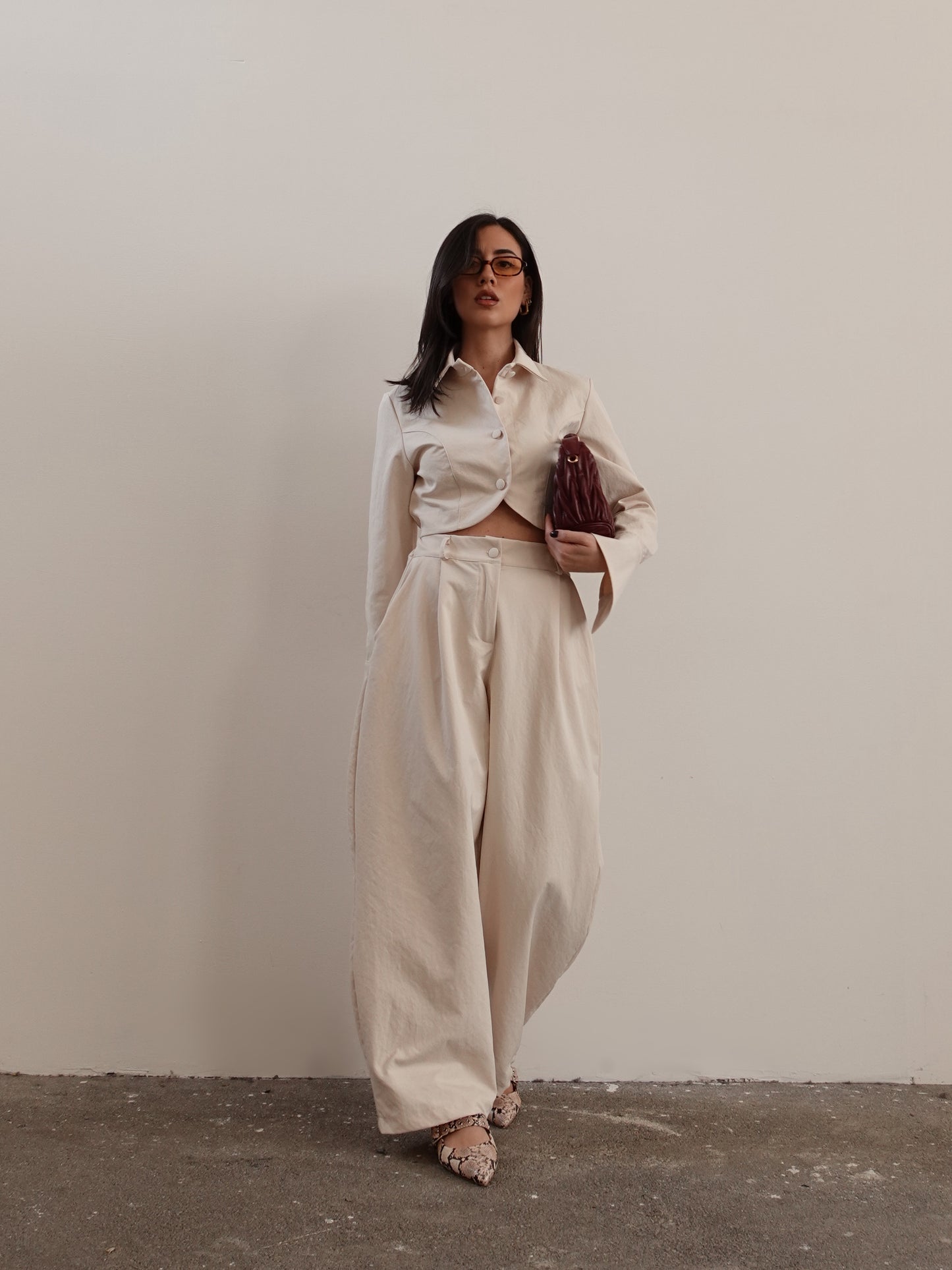 COORDINATO BALLOON VICKY - BEIGE 6878