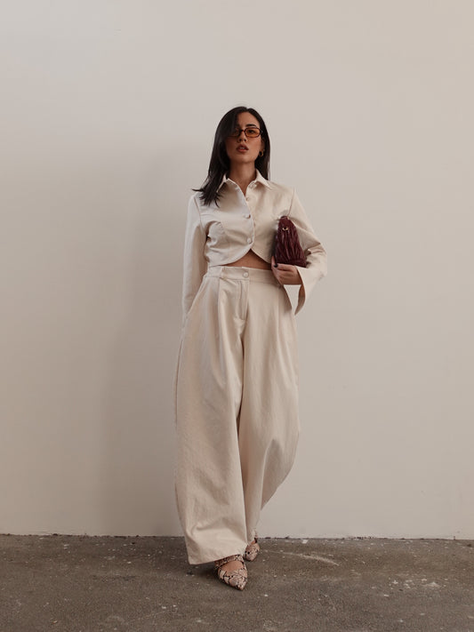 COORDINATO BALLOON VICKY - BEIGE 6878