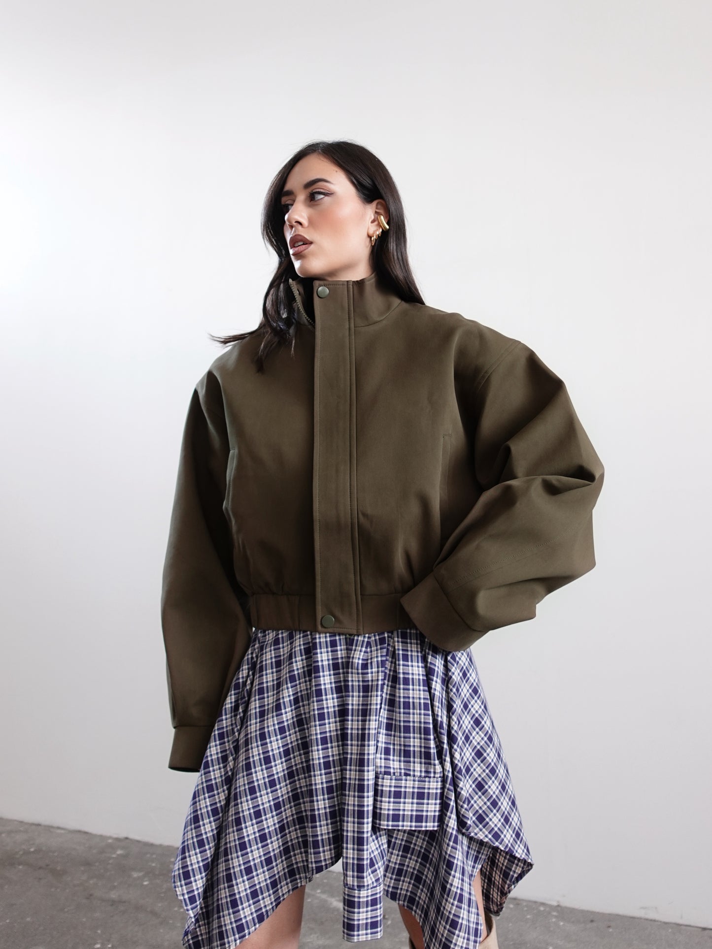 GIACCA TOKYO IN COTONE - VERDE 11221