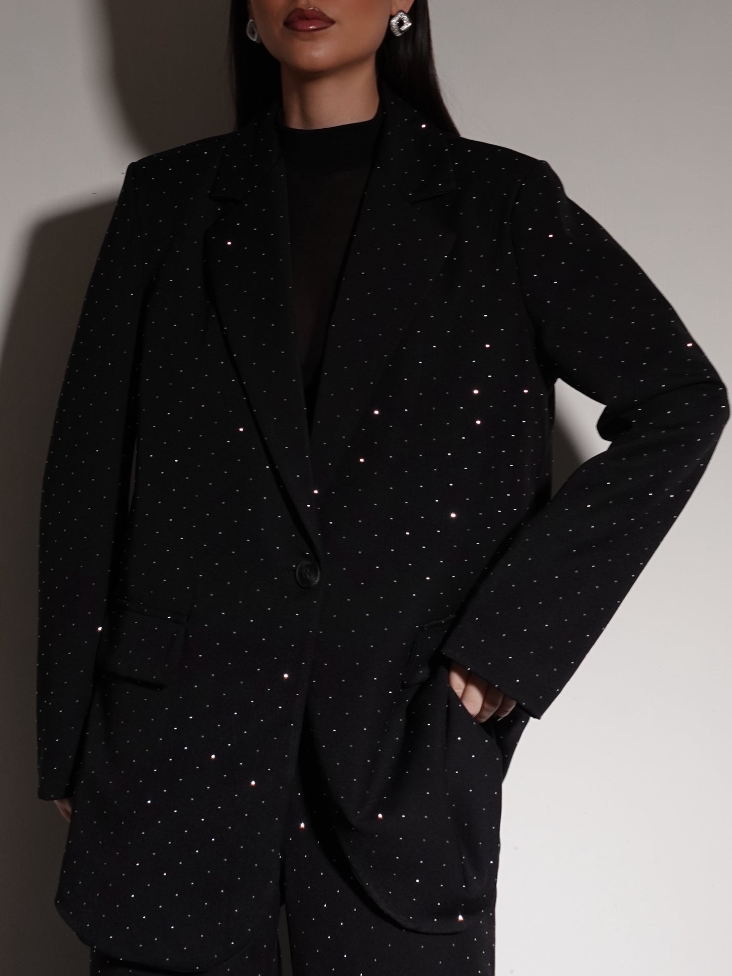 GIACCA SHINE - NERO 9001