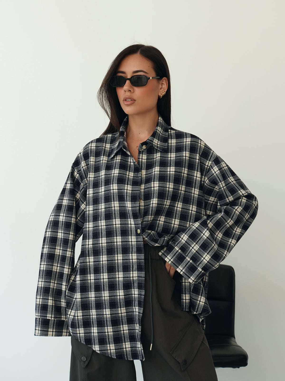 CAMICIA A QUADRI BERLINO - BLU/BIANCO 25726