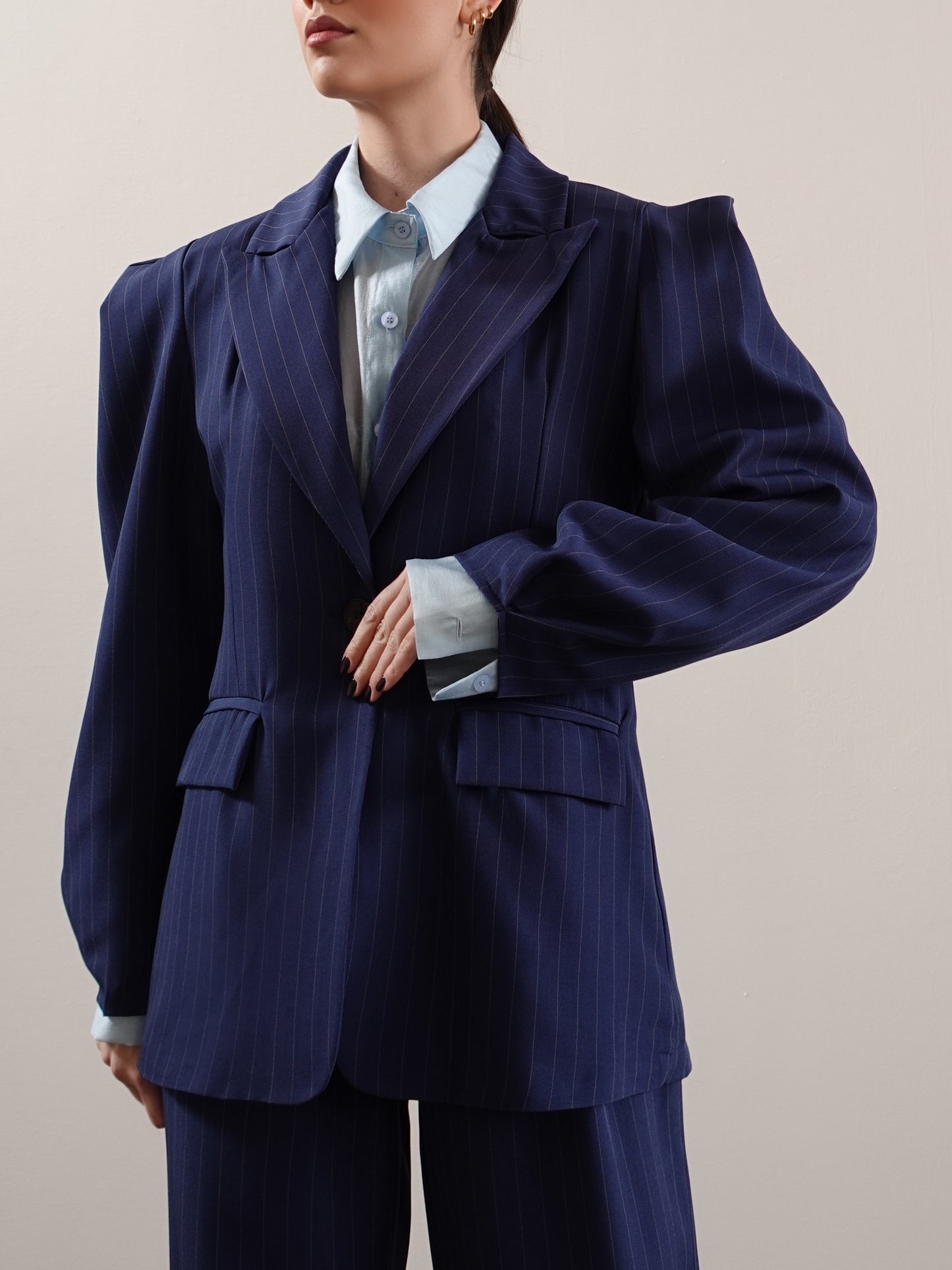 BLAZER GESSATO PRAGA - BLU 13134