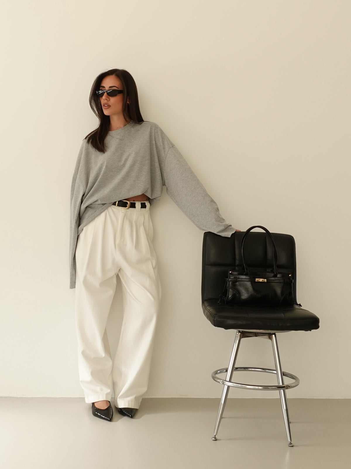 LONG-SLEEVE BASIC LUMINA - GRIGIO LD6024