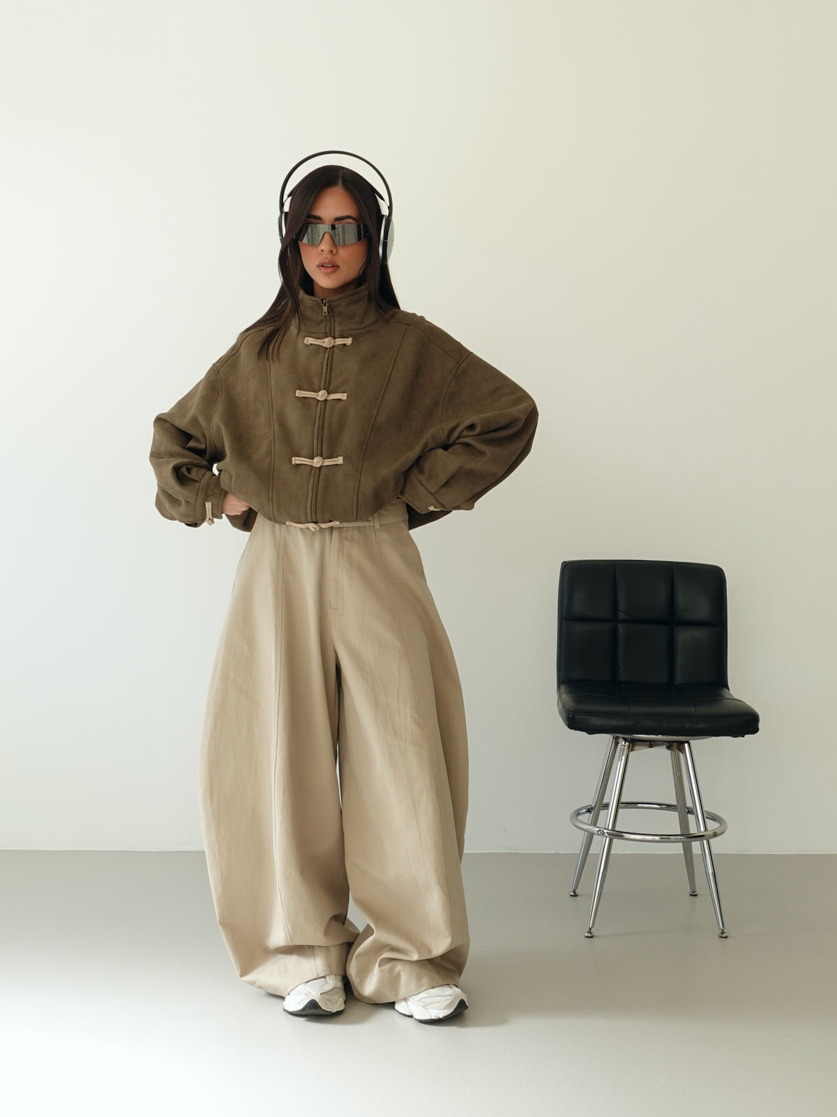 PANTALONI BAGGY BALLOON OSAKA - BEIGE 16554
