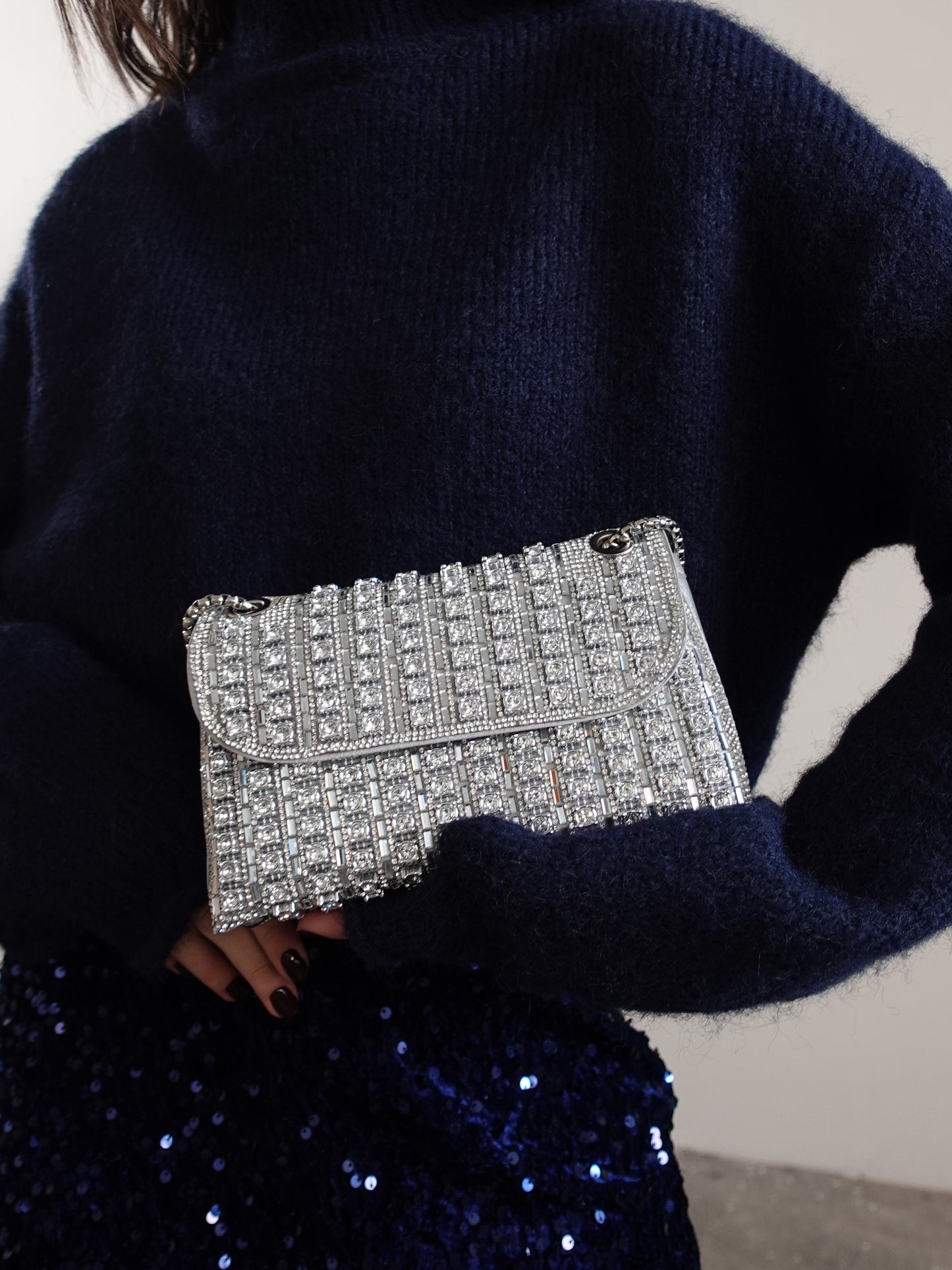 MINI BAG MIRAGE - ARGENTO 9439