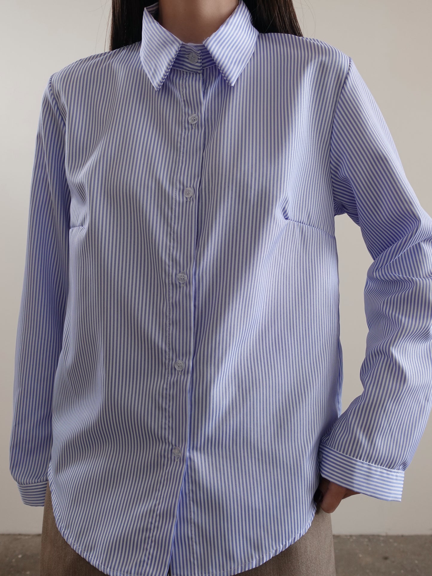 CAMICIA MILLERIGHE - AZZURRO 935503