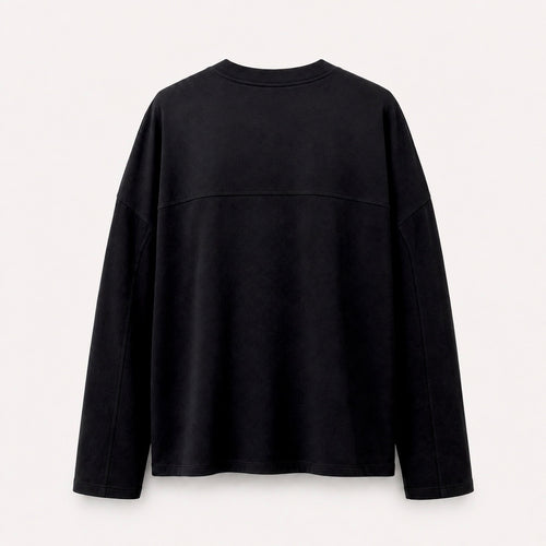 LONG-SLEEVE BASIC LUMINA - NERO LD6024