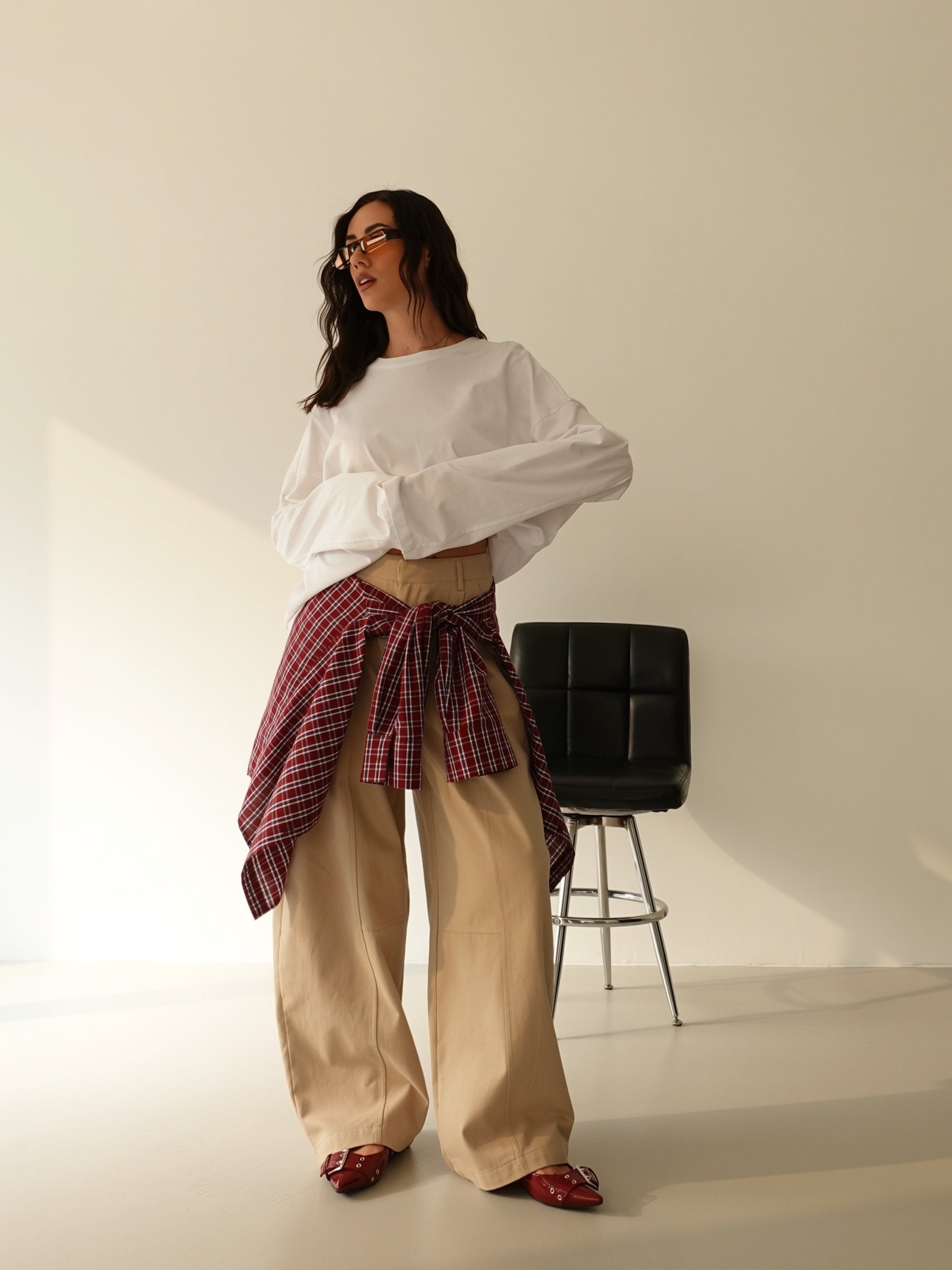 LONG-SLEEVE BASIC LUMINA - BIANCO LD6024