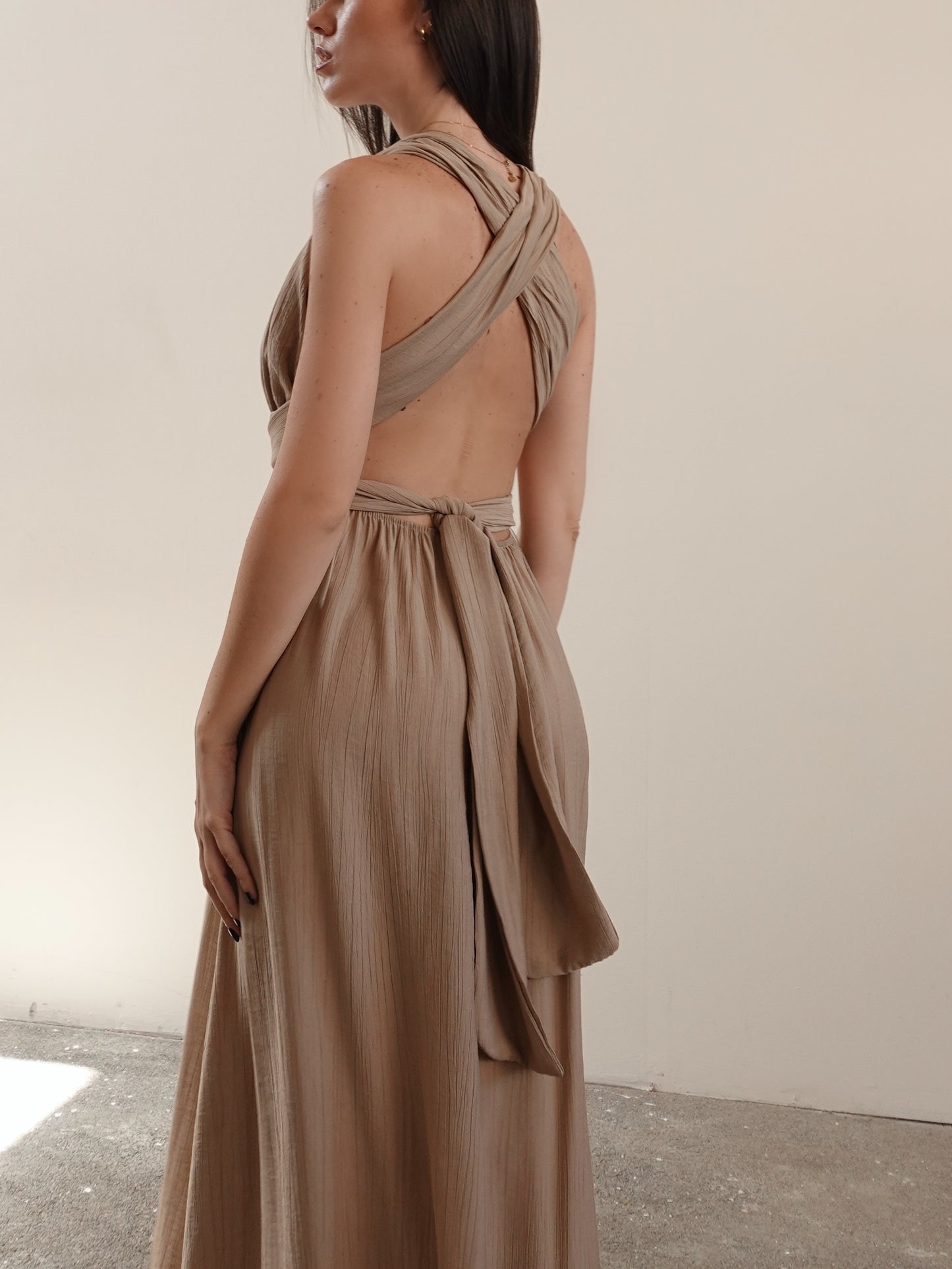 LONG DRESS CLEOPATRA - SABBIA 5277