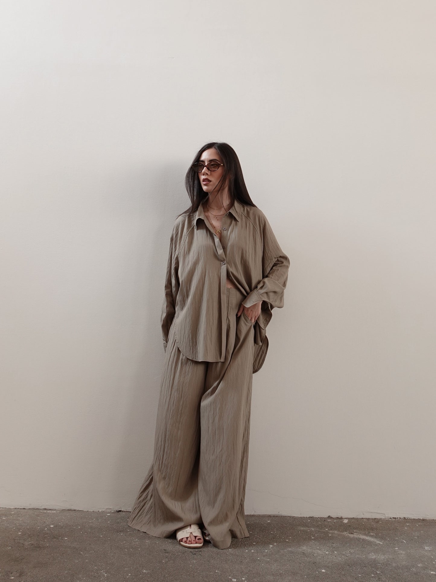 COORDINATO LUZ - KHAKI 14743/14744