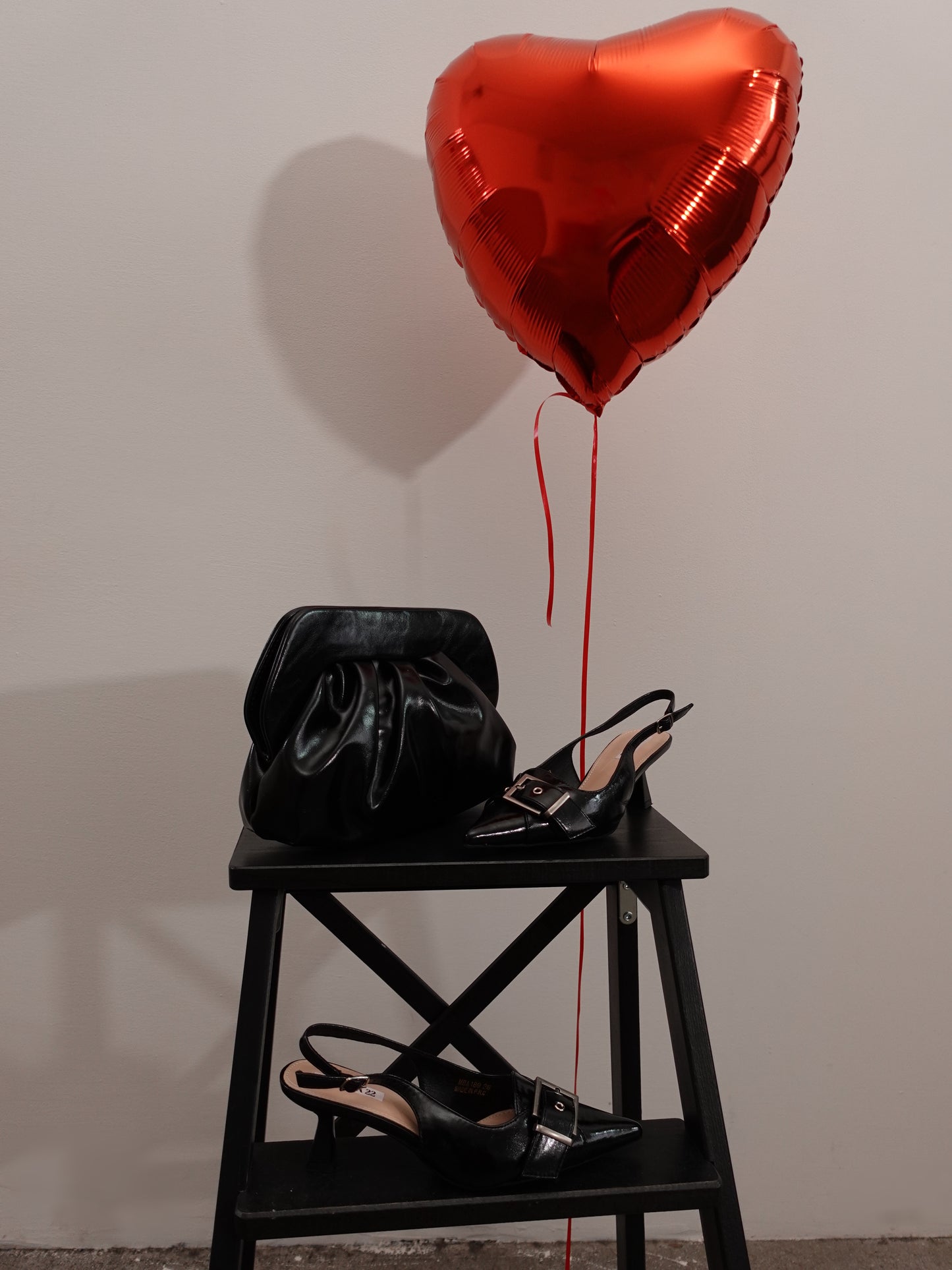 CLUTCH SELENE IN ECOPELLE - NERO 2125