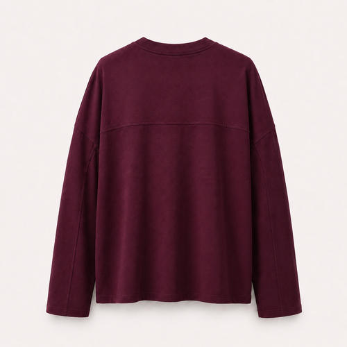 LONG-SLEEVE BASIC LUMINA - WINE LD6024