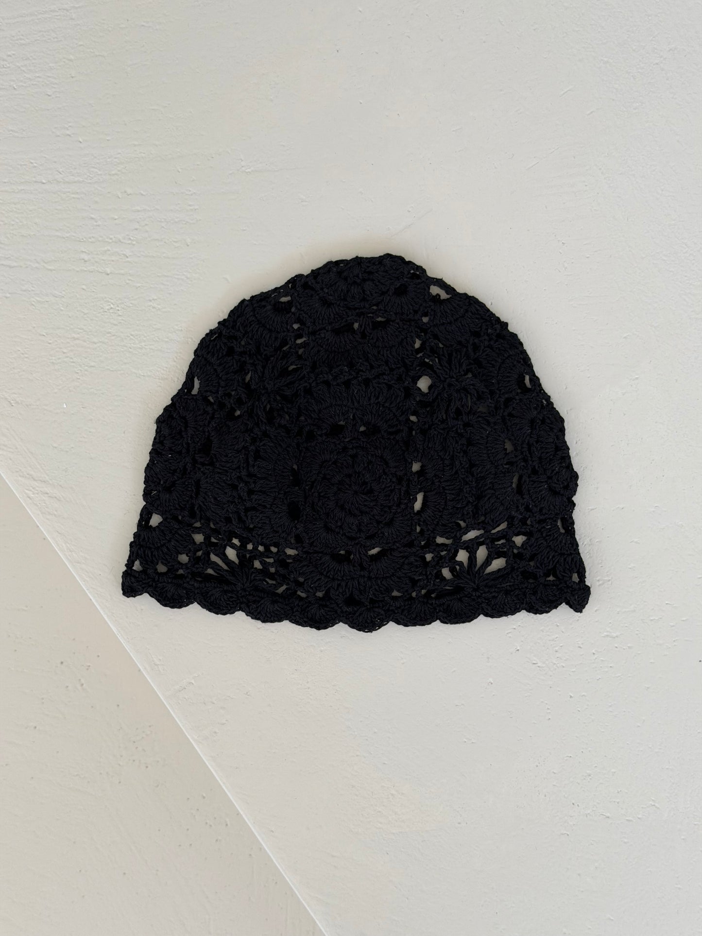 CUFFIETTA CROCHET - NERO