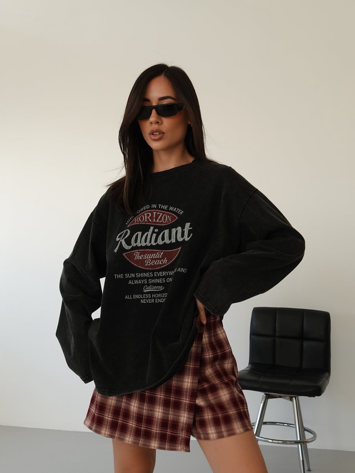 LONG-SLEEVE RADIANT - NERO SLAVATO 26205