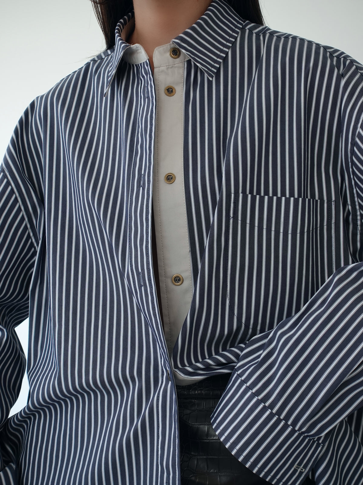 CAMICIA A RIGHE MELBOURNE - BLU 8886
