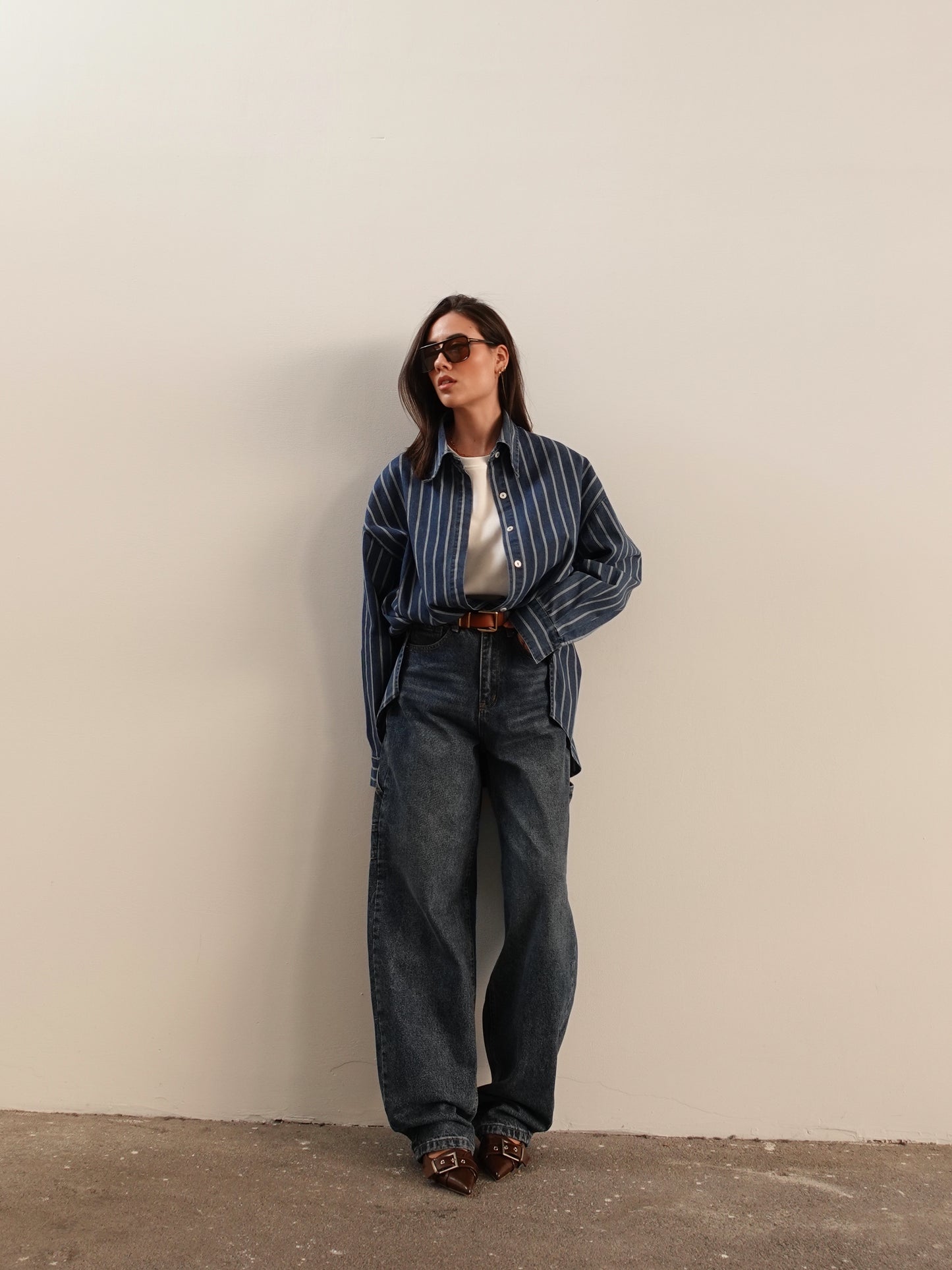 JEANS CARPENTER BAGGY FIT - DENIM MEDIO 3449