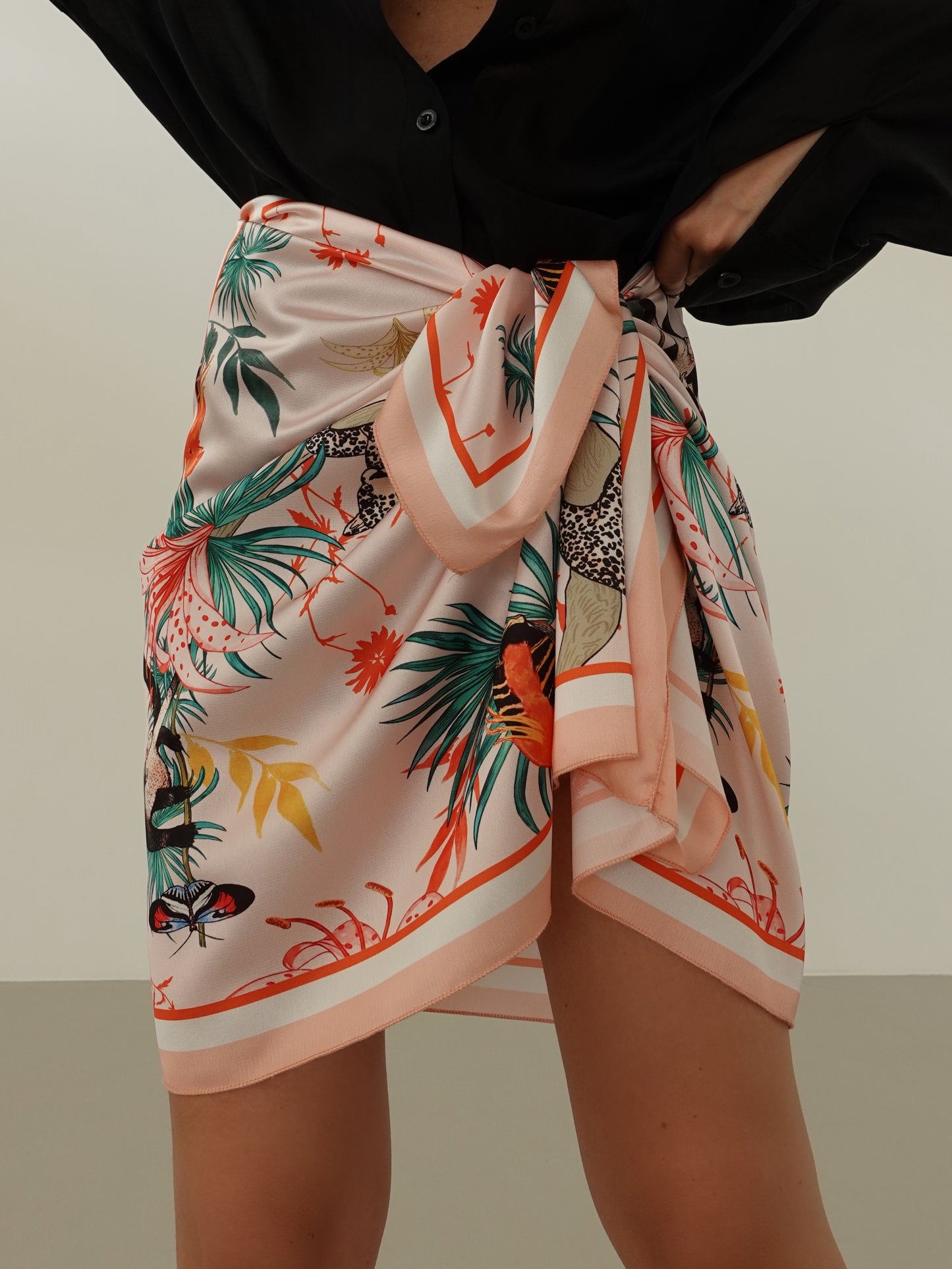 GONNA PAREO TROPICAL - ROSA 6934