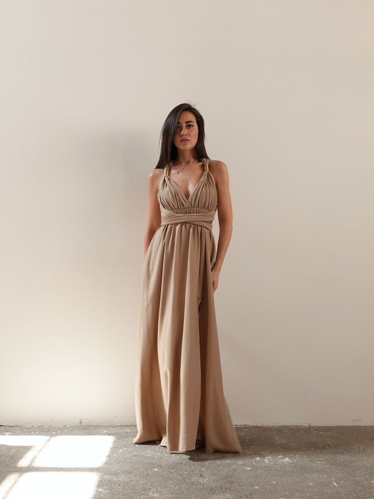 LONG DRESS CLEOPATRA - SABBIA 5277