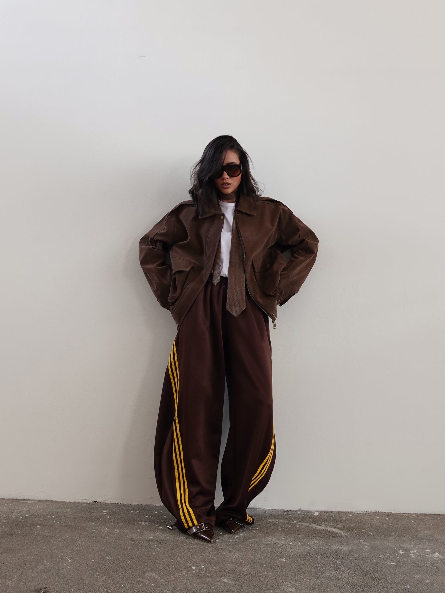 GIACCA SCAMOSCIATA CON TASCONI - TERRA 30148