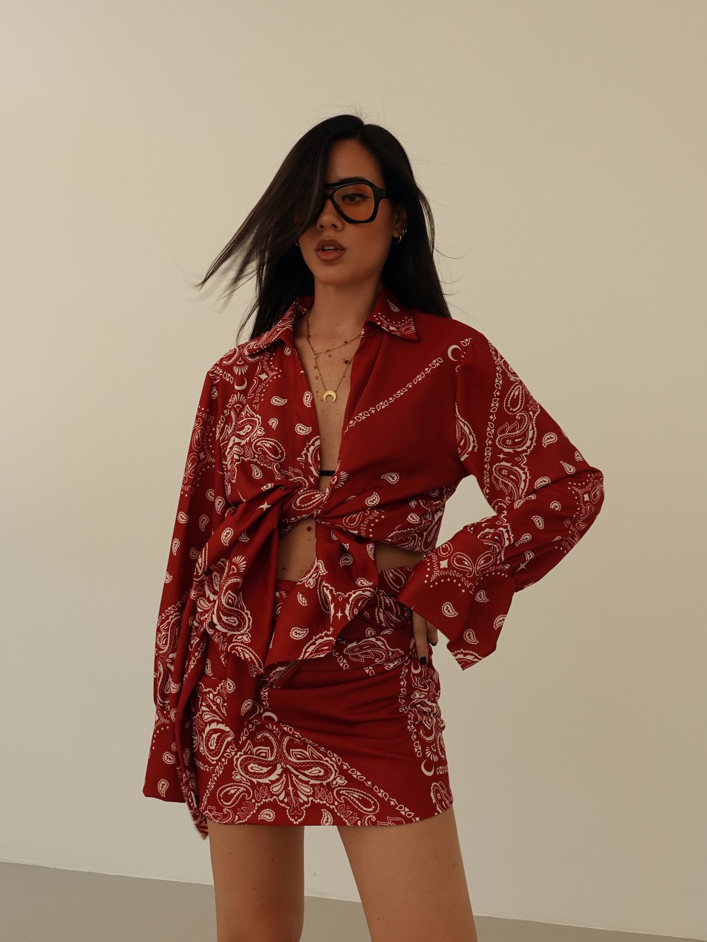 COORDINATO BANDANA - BORDEAUX 28239