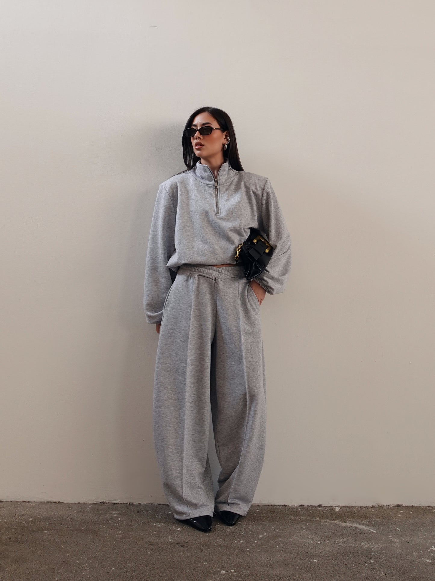 COORDINATO TUTA BALLOON RAJA - GRIGIO 0102