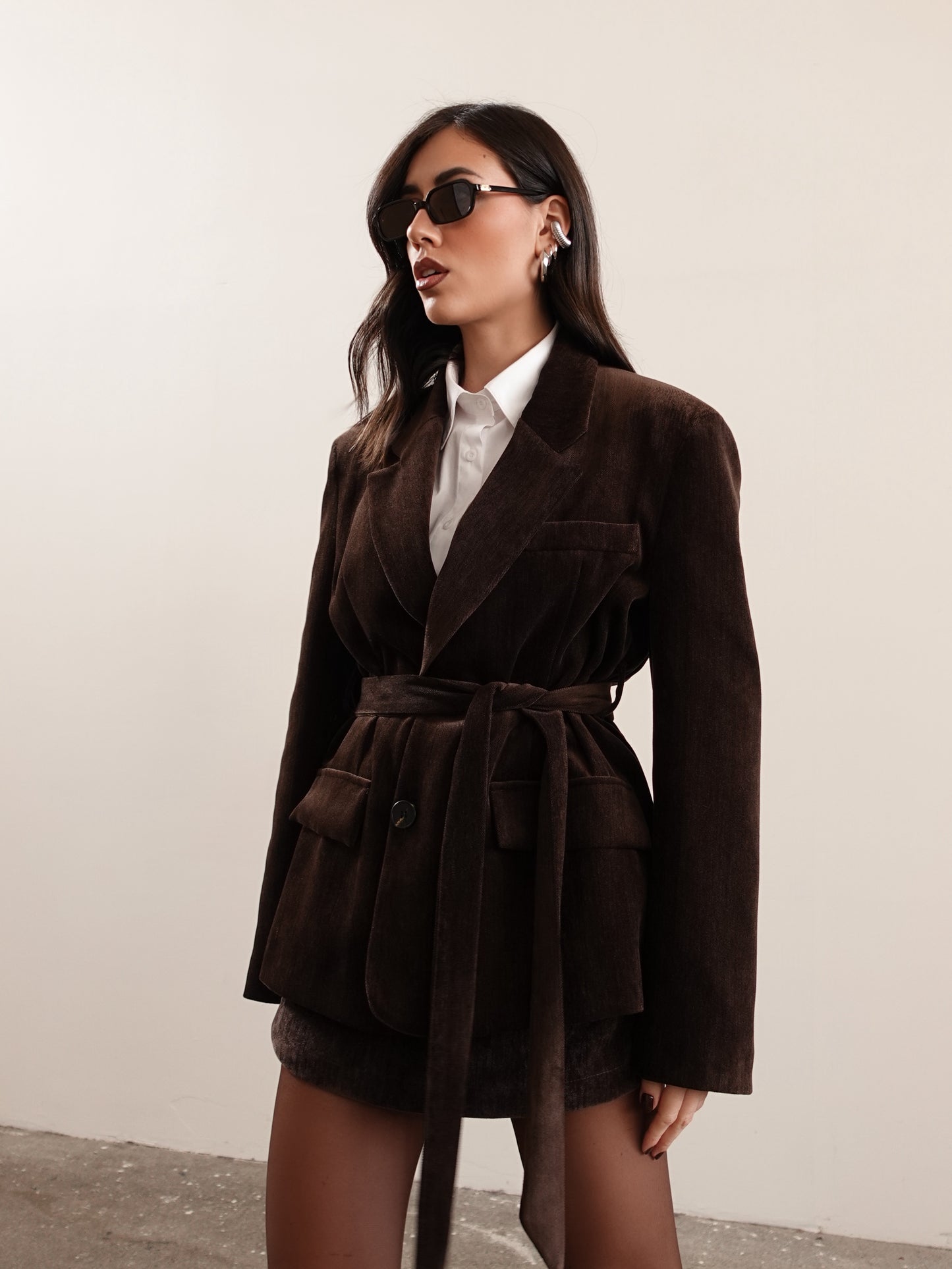 GIACCA MADRID IN CINIGLIA - MARRONE 2691