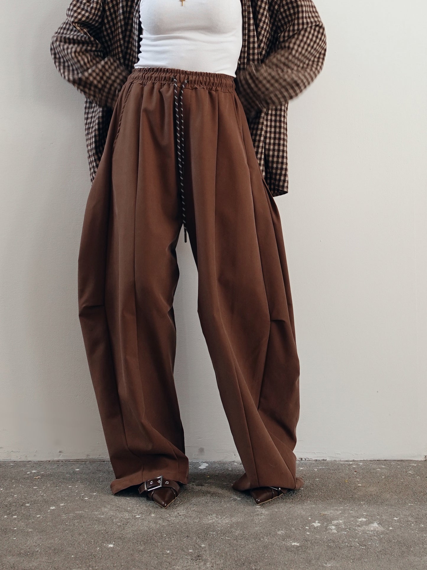 PANTALACCIO BAGGY BALLOON - TABACCO 2618