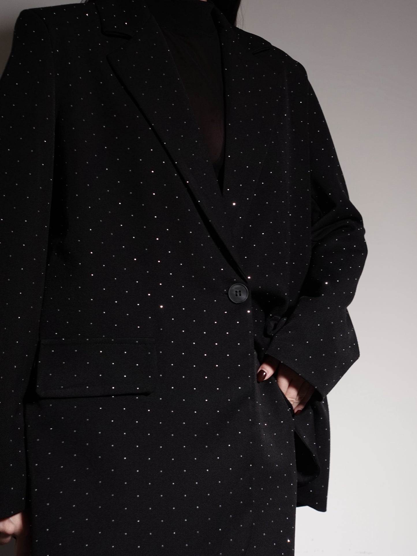 GIACCA SHINE - NERO 9001