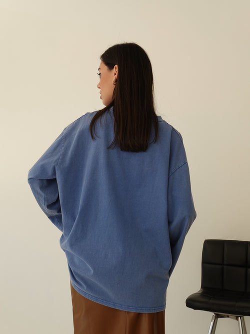 LONG-SLEEVE RADIANT - CERULEO 26205