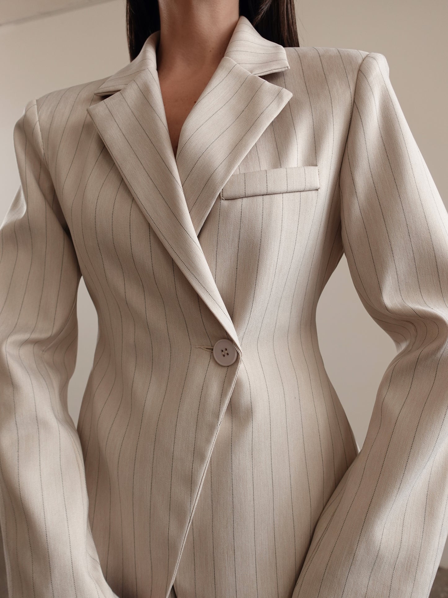 TAILLEUR GESSATO SOLEIL - BEIGE 7698