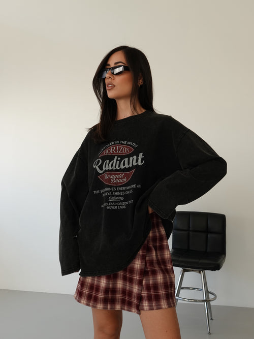 LONG-SLEEVE RADIANT - NERO SLAVATO 26205