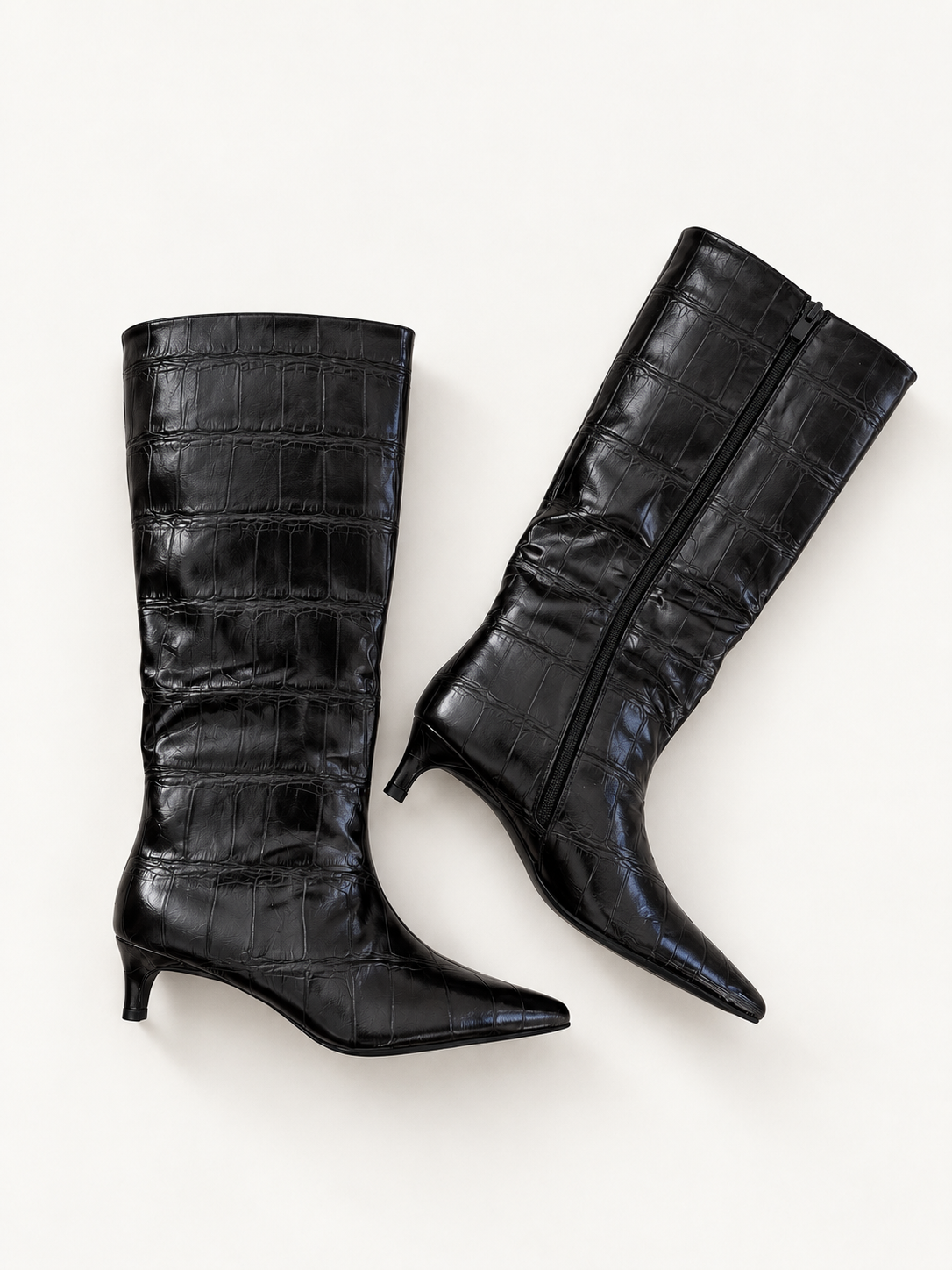 STIVALE CROCO PAINTED - NERO 788-209