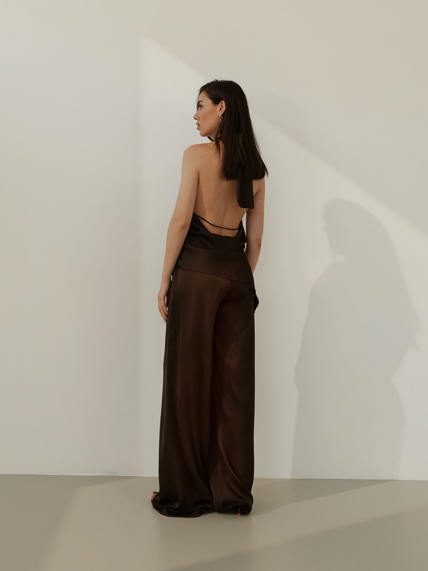 COORDINATO SATIN ACAPULCO - CIOCCOLATO 48514
