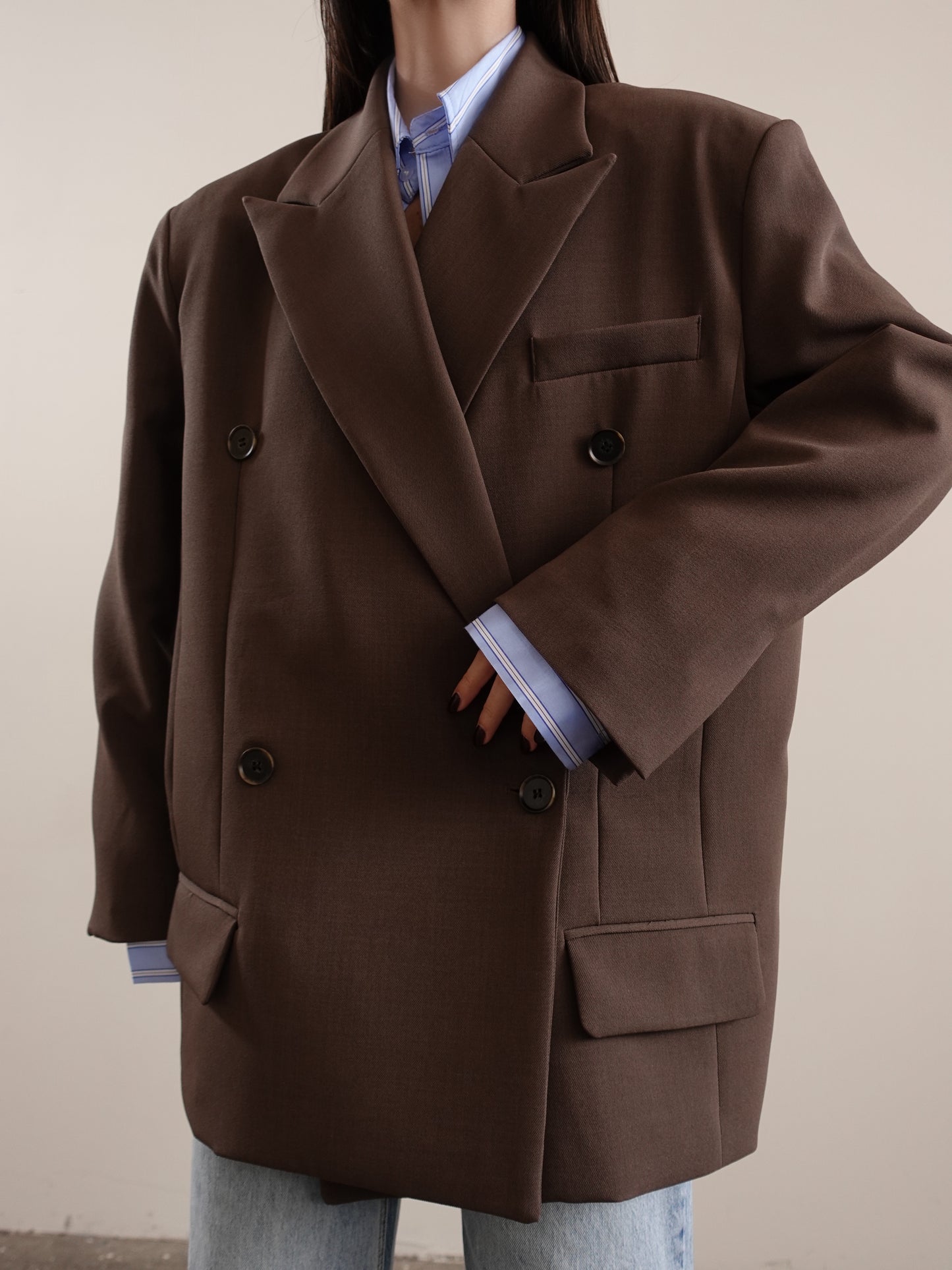 BLAZER MAN DOPPIOPETTO - CAFFE' 25262