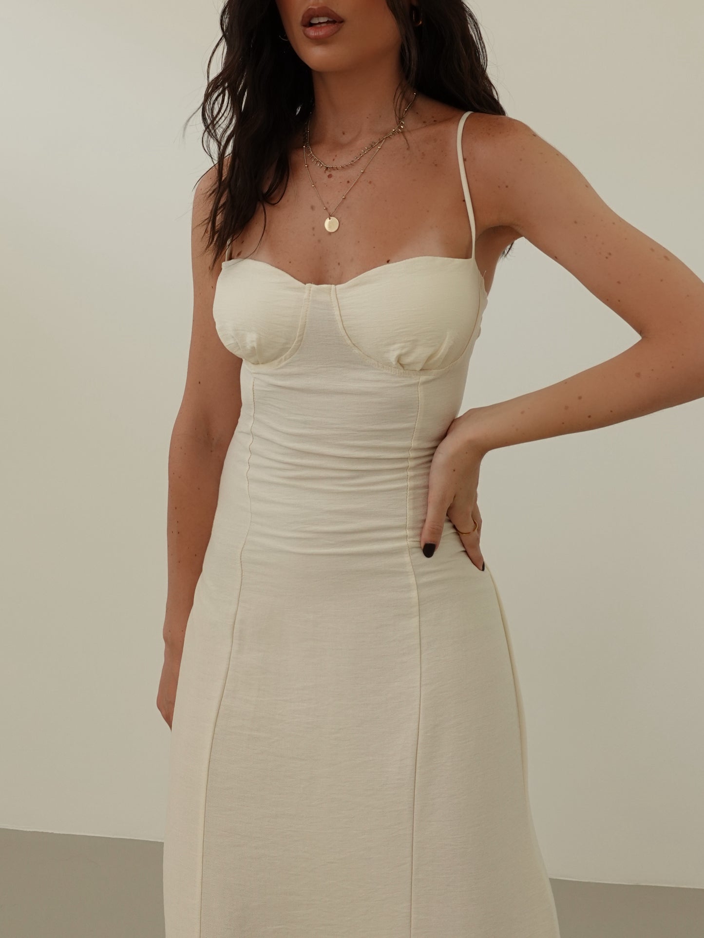 DRESS PLAYA CON COPPETTE - BURRO 7071