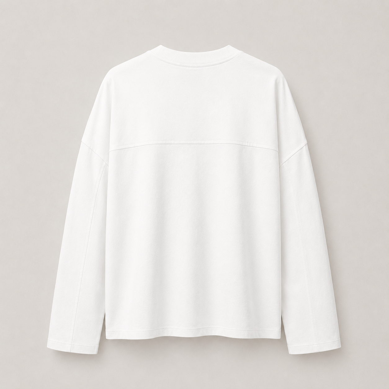 LONG-SLEEVE BASIC LUMINA - BIANCO LD6024