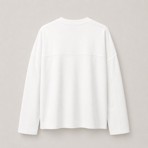 LONG-SLEEVE BASIC LUMINA - BIANCO LD6024
