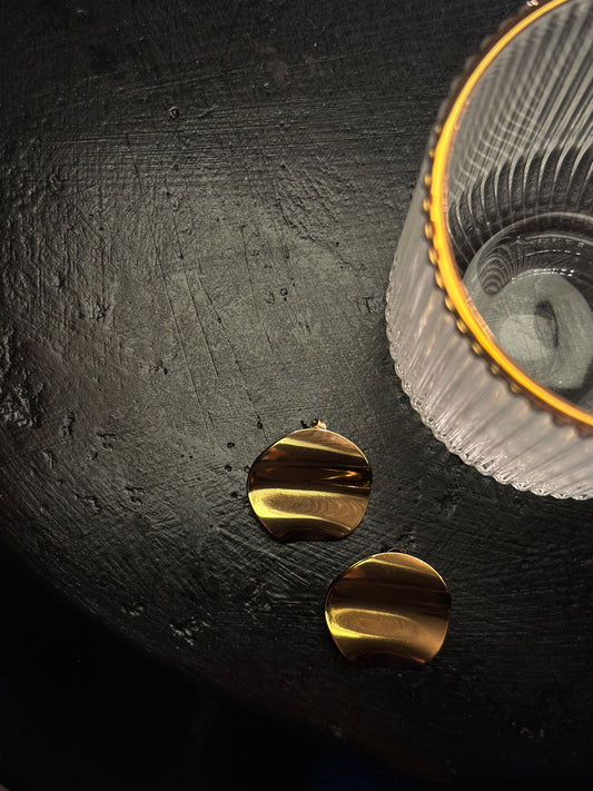 ORECCHINI BUTTON - ORO