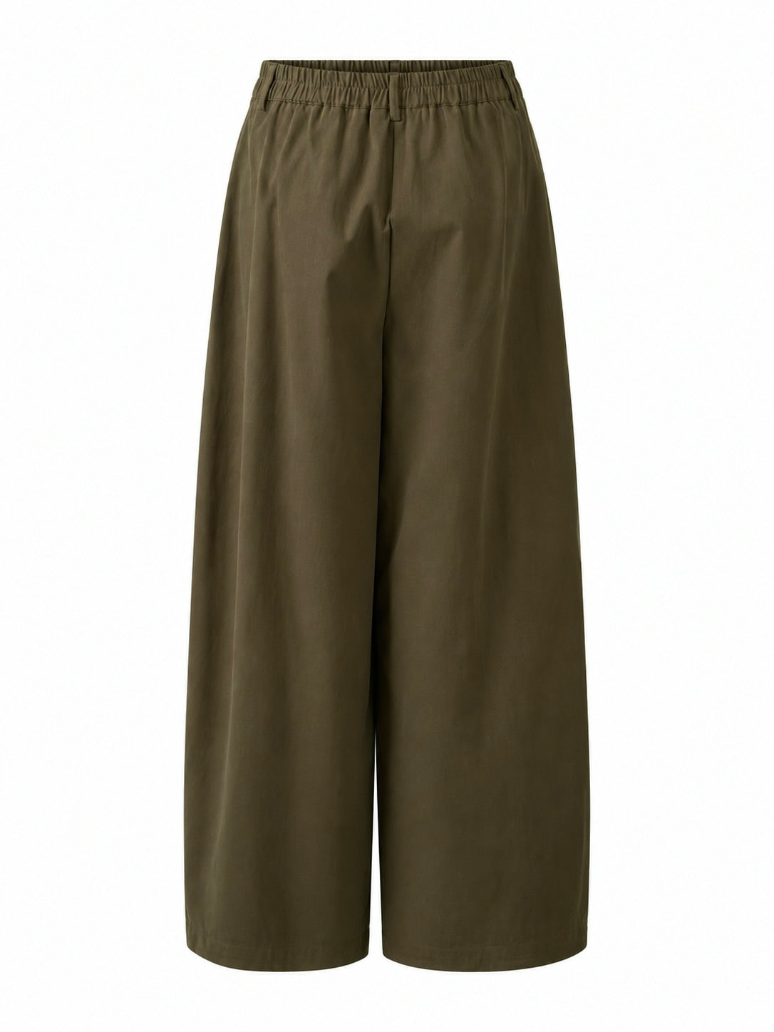 PANTALONI BALLOON 100% COTONE - VERDE 9134