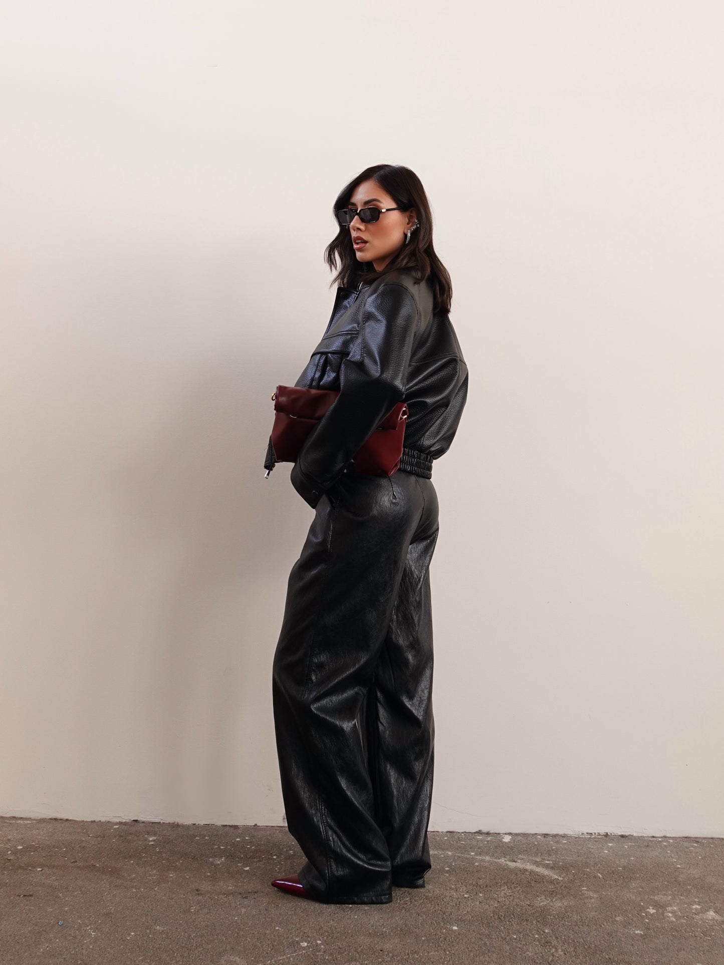 BIKER IN ECOPELLE - NERO 2202