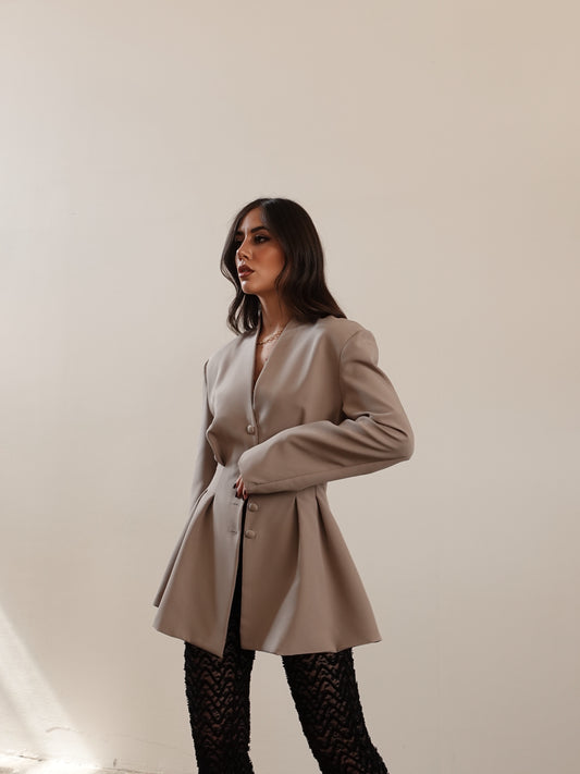 BLAZER DRESS HELENE - TORTORA 6785