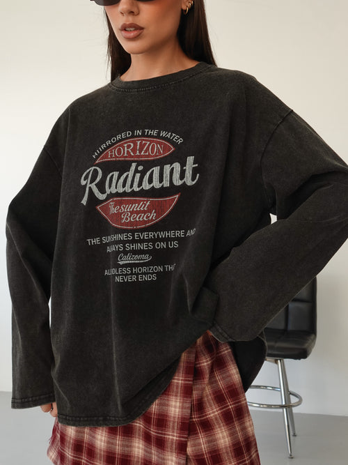 LONG-SLEEVE RADIANT - NERO SLAVATO 26205