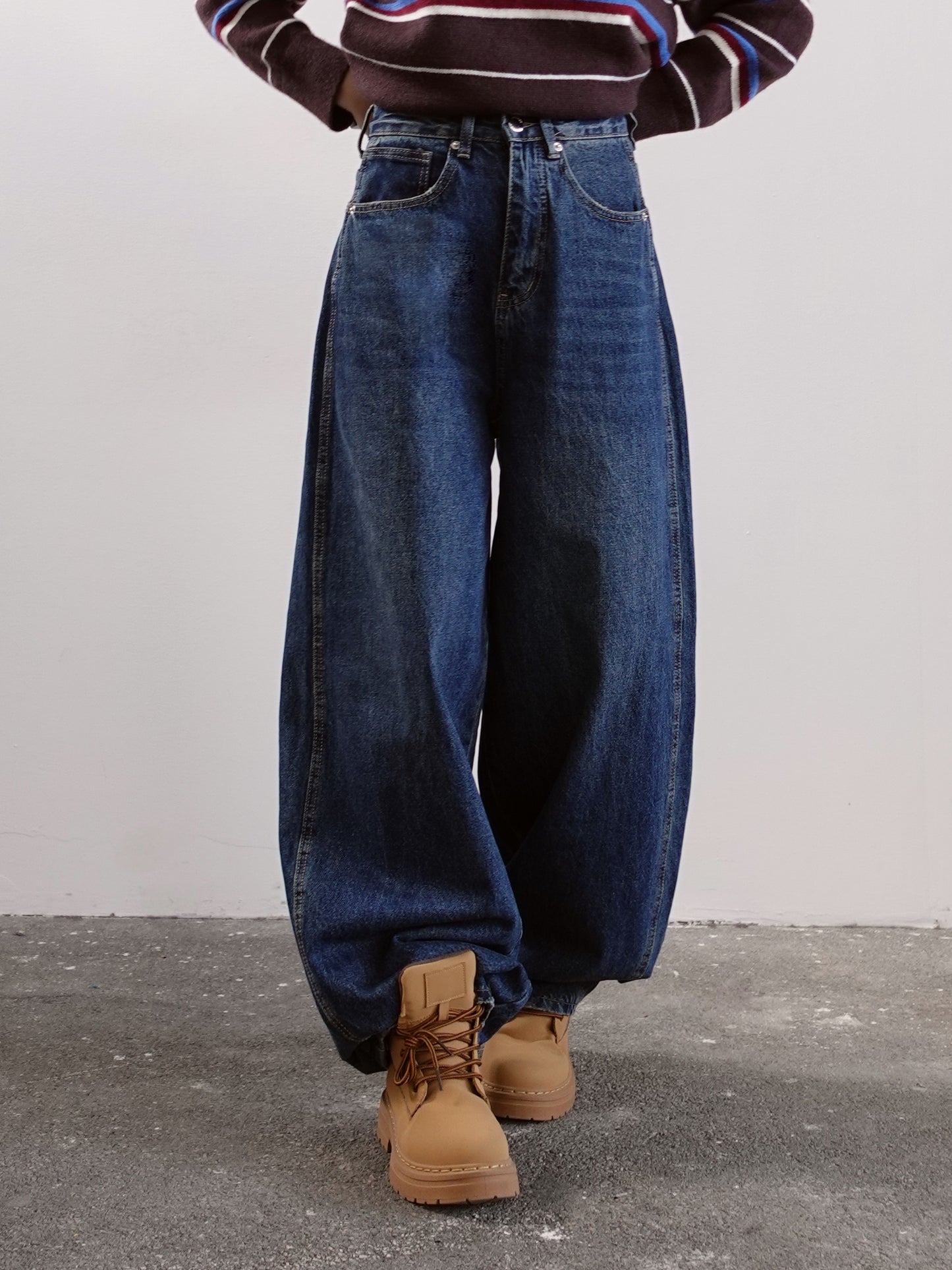 JEANS BASIC BALLOON - BLUE JEANS 3393