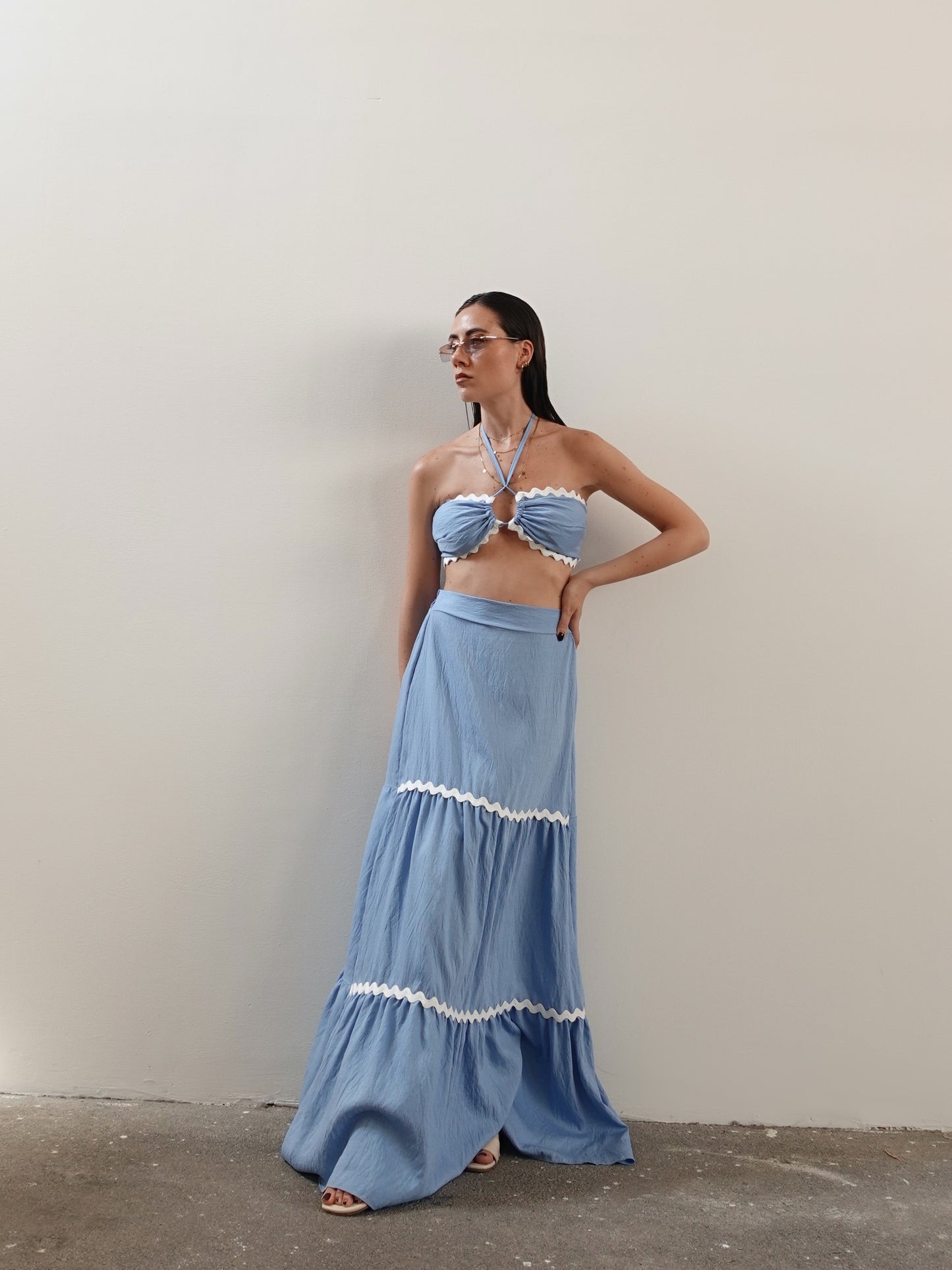 COORDINATO WAVES - AZZURRO 6945