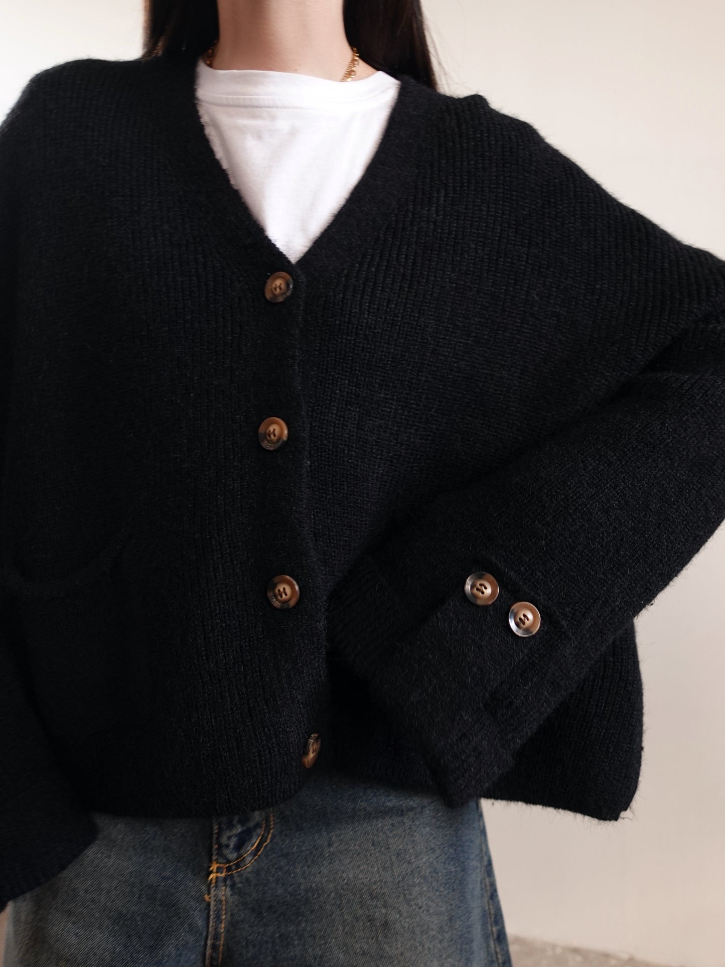 CARDIGAN IN LANA COURMAYEUR (+ COLORI) 7100