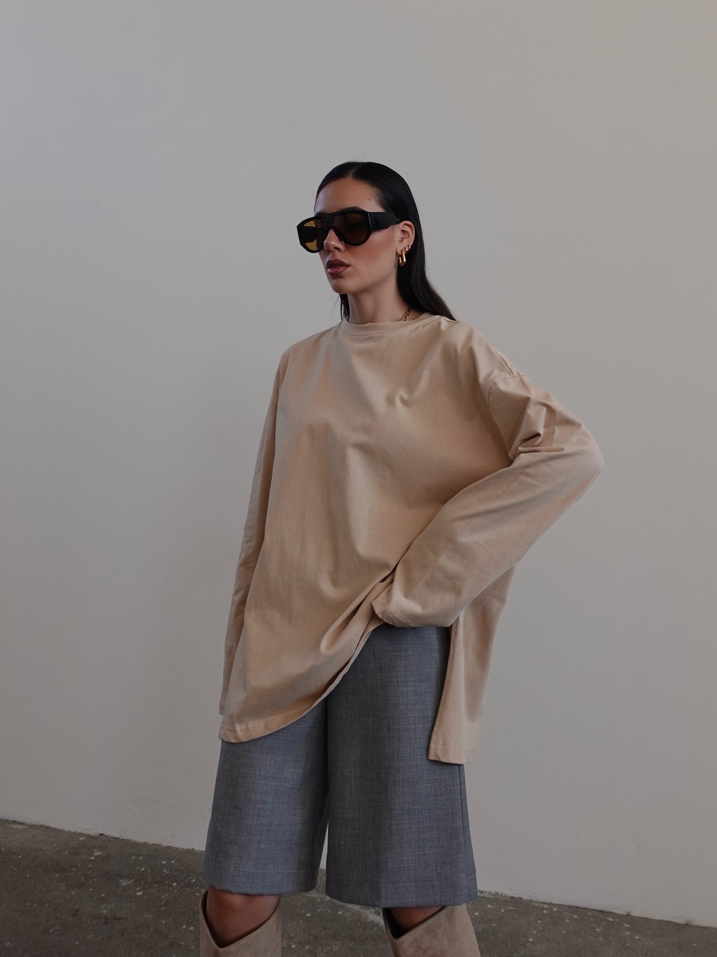 LONG-SLEEVE BASIC 2.O - BEIGE 3217