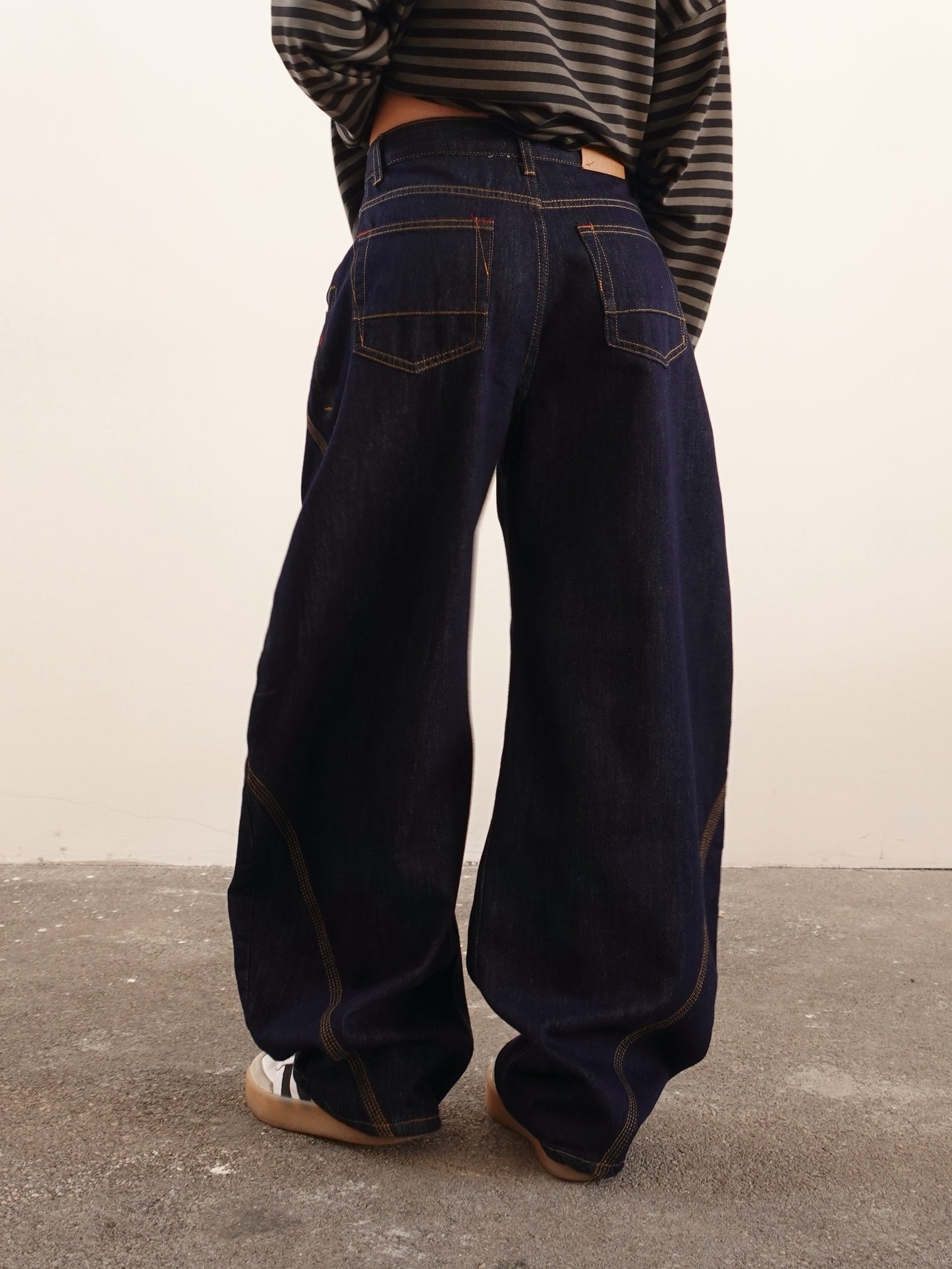 JEANS BAGGY BALLOON LAVAGGIO SCURO 22055