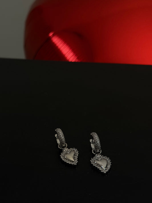 ORECCHINI SACRO CUORE - ARGENTO