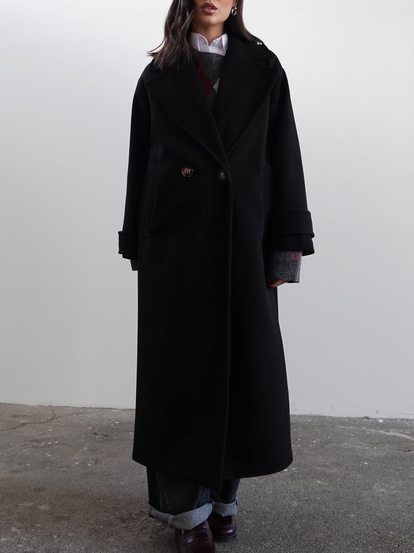 CAPPOTTO OVERSIZE OSLO - NERO 22298